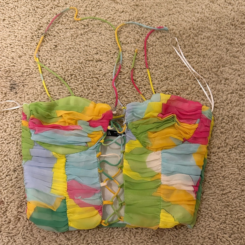 Zara colorful top